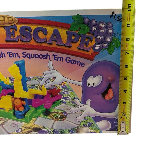 VTG 1992 "The Grape Escape" Board Game Parker Brothers 99% COMPLETE! NO DIE 90s - Picture 6 of 16